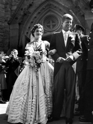 John F. Kennedy gets married