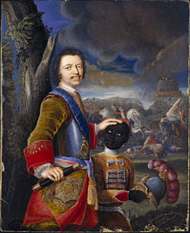 Peter the Great of Russia begins his reign