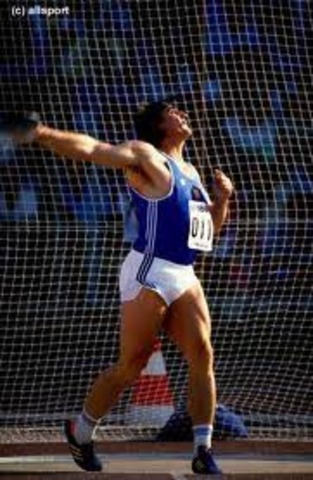 The world record for discus!