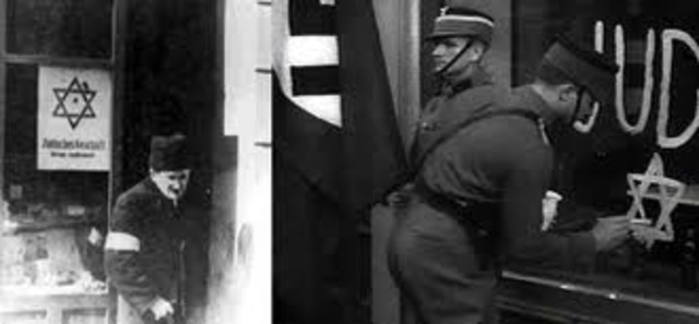 Jewish businesses are shut down; they must sell businesses and hand over securities and jewels.