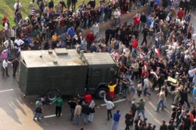 Protests erupt in Egypt