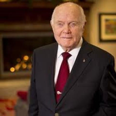 John Glenn became the first American to orbit the Earth