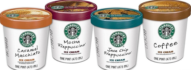 Starbucks serves ice cream