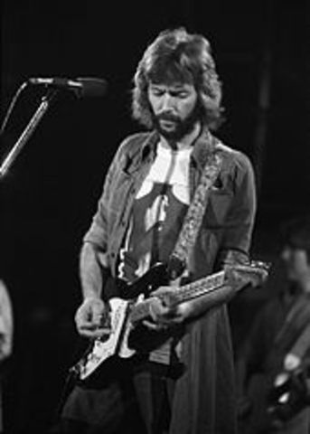 Eric Clapton plays the first of eighteen shows in a three week span at London's Royal Albert Hall.