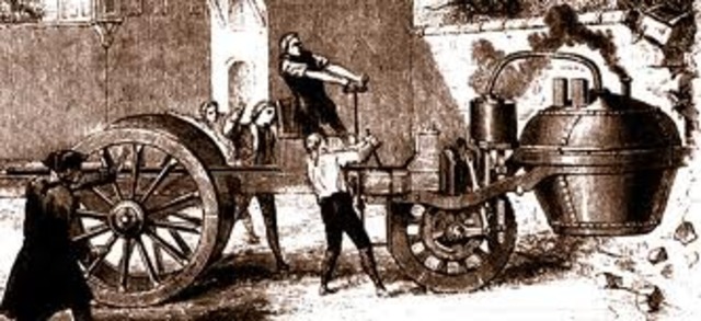 First vehicle to move on its own