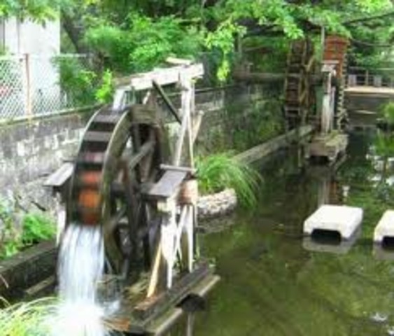 Water mills are invented