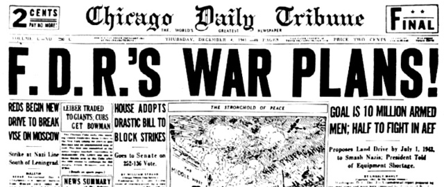 FDR plans for war