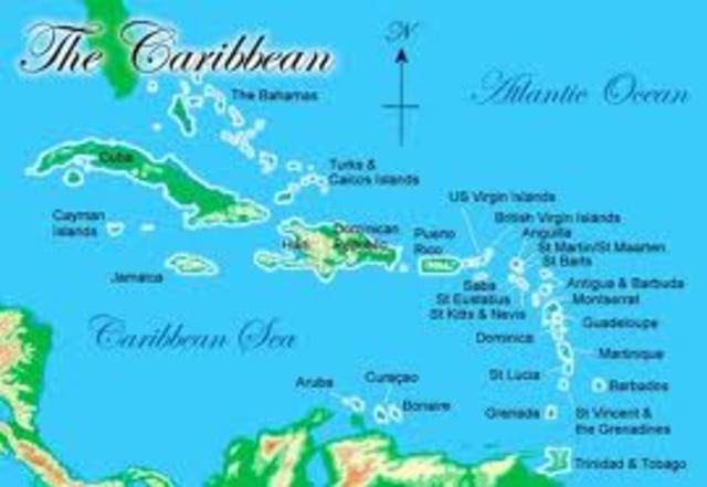 Columbus sails to the Caribbean