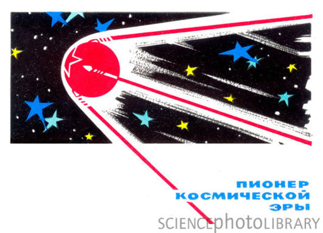 First Artificial Satellite Is Launched Into Space