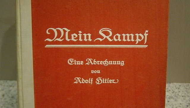 Hitler writes Mein Kampf (My Struggle)