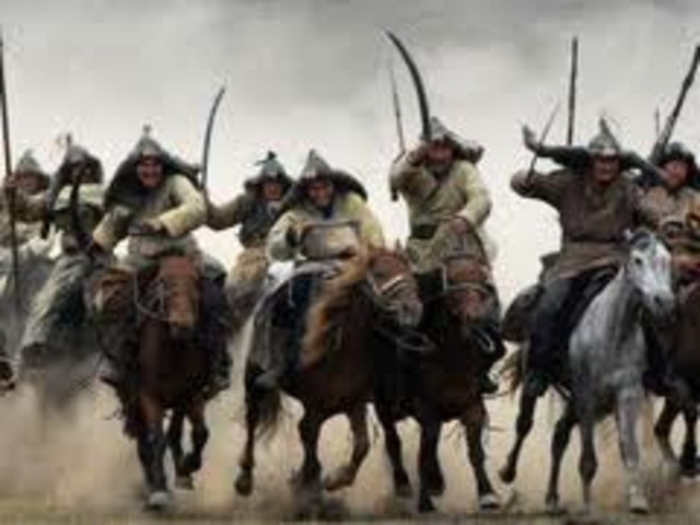Mongols take western xia