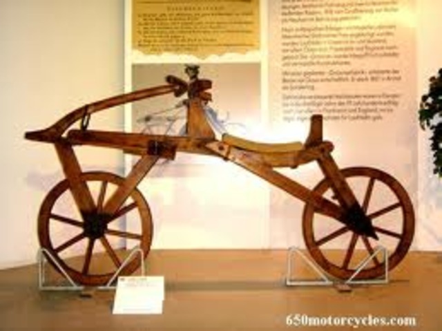 Pierre Michaux invents a bicycle