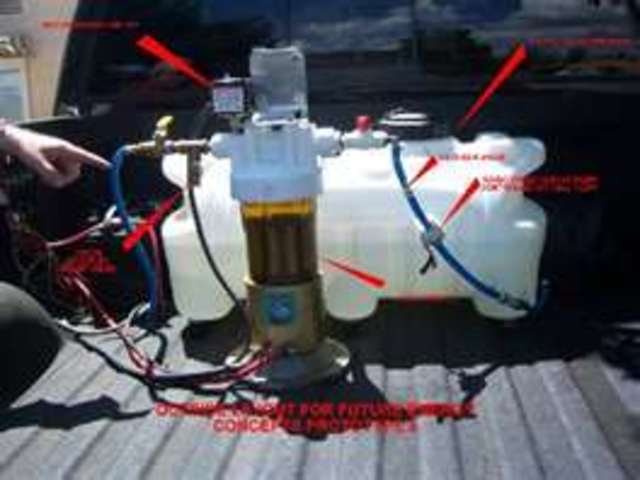 Water Power is used to power a car.