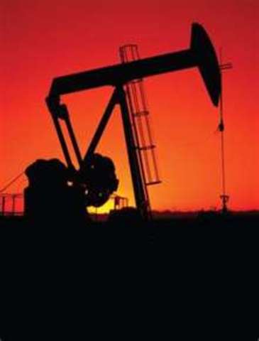 Fossil fuel usage begins to rise.