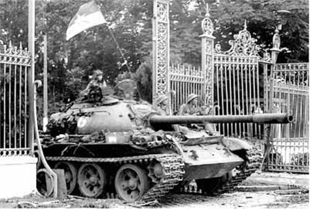 They evacuated the rest of the Americans and took some Vietnamese who wanted to get out of Saigon.