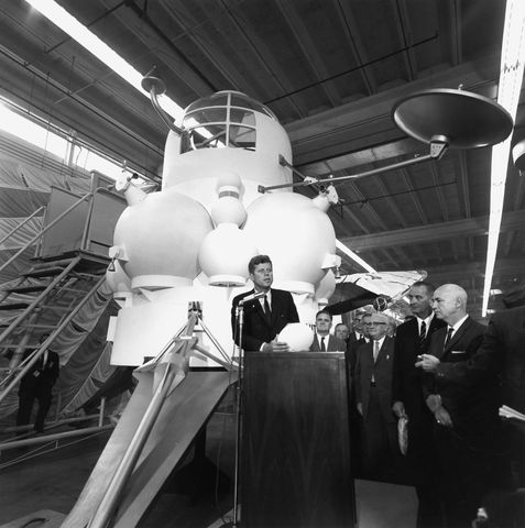 John F. Kennedy and the space program