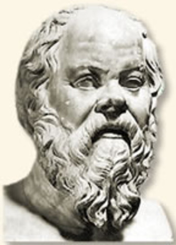 BCE; Socrates is sentenced to death on charges of corrupting the youg with his ideas and teachings