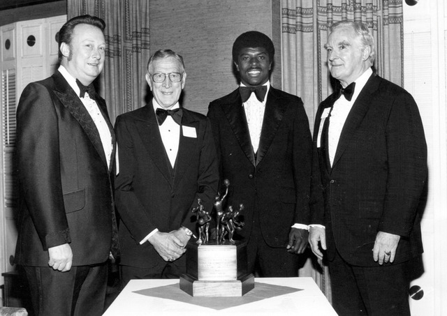 John Wooden became a part of the Indiana State University Athletic Hall of Fame.