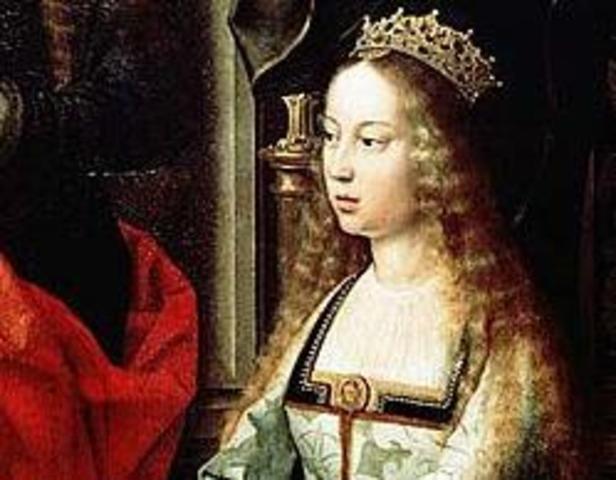 1474 D. Isabel sobe ao trono do reino de Castela