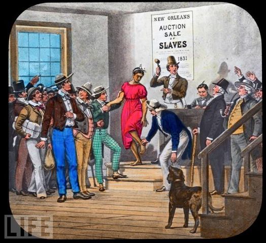 New Orleans Slavery Auction