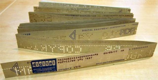 Punched tape