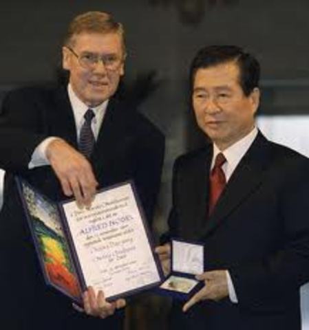 President - Nobel peace Prize