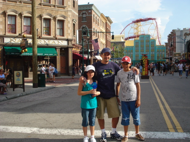 At Univerdal Studios