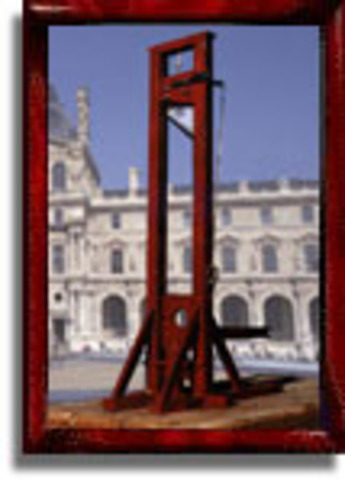 The invention of the Guillatine