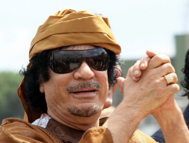 Arrest warrent for Gaddhafi