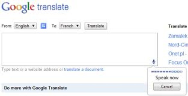 google translate