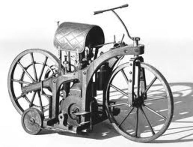 Invention of the four stroke engine