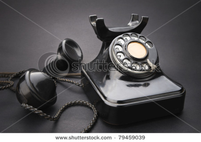 Alexander Graham Bell inventing the telephone