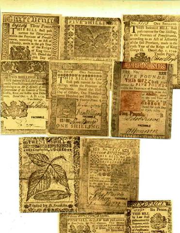 Ben Franklin Attempts to Prevent Counterfeiting