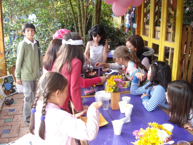 My 8th birthday at La Granja with my friends