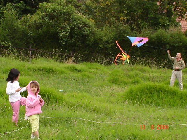 Playing with kites