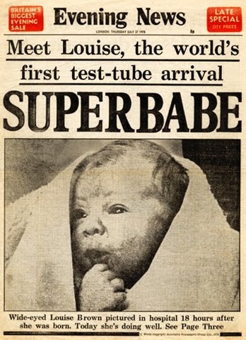 First Test-Tube Baby Born