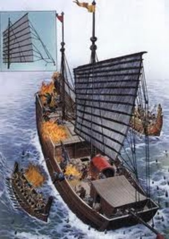 Start of Zheng He's seven voyages to the west.