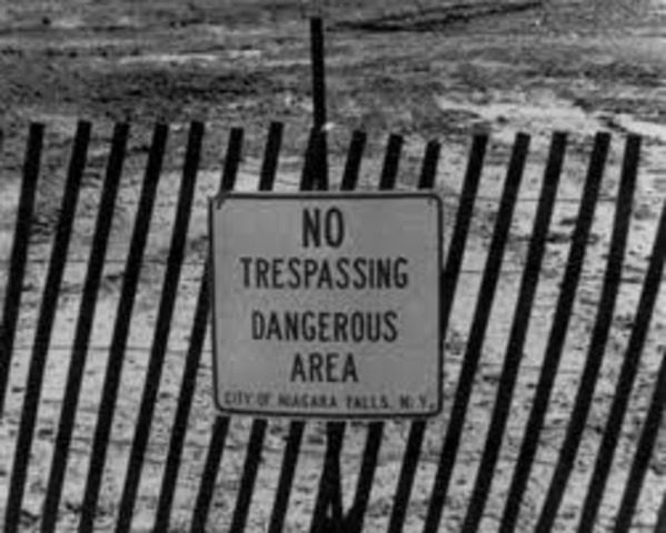 Love Canal in New York declared federal disaster