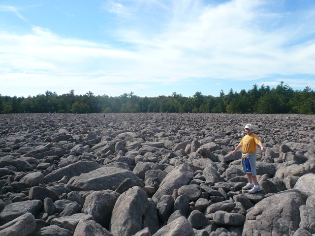Boulder Field in the Poconos, PA