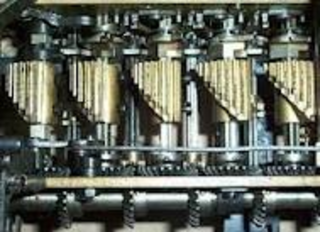 Rueda de Leibniz / Añadición multiplicacion y división en pascalina