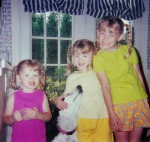 My dog, Pebbles, died.