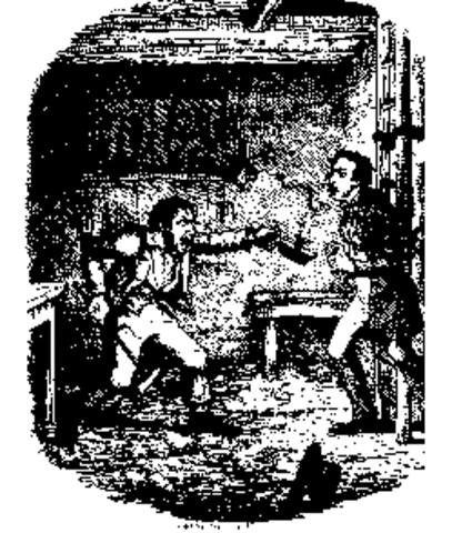 Orlick meets him, accused him of coming between him and a girl he liked, and tells him he took revenge on him by killing Ms. Joe.