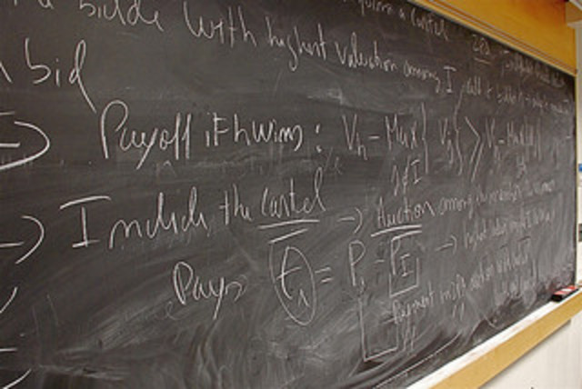 Chalkboards introduced in America