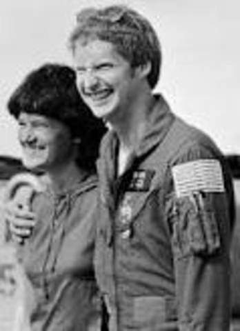 Sally Ride gets married.