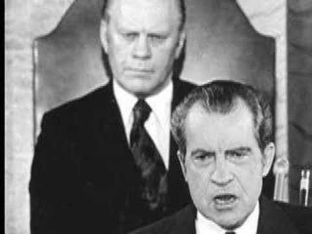 President Nixon Pardoned Gerald Ford saves him
