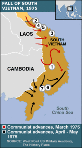 Saigon falls to communism