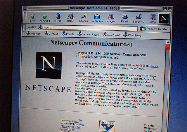 The Netscape Navigator Web Browser is released
