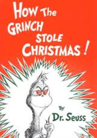 Dr. Suess writes How The Grinch Stole Christmas