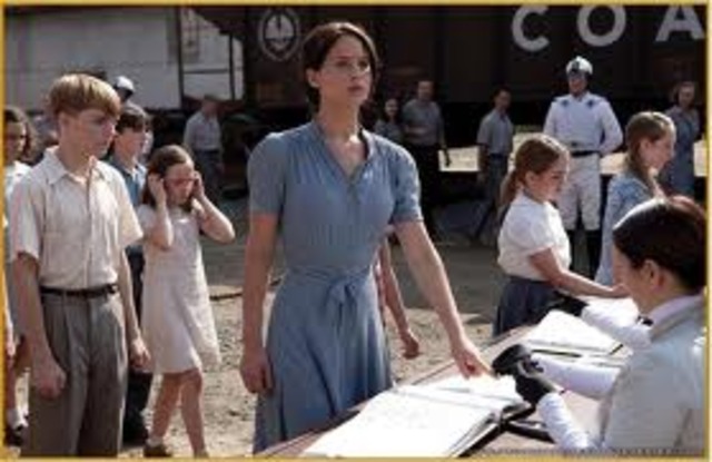 Katniss at the reaping