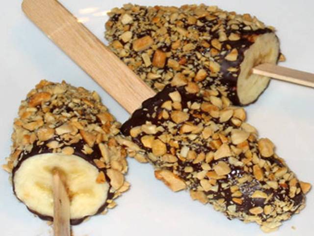 Bananas were introduced to Americans as an exotic dessert